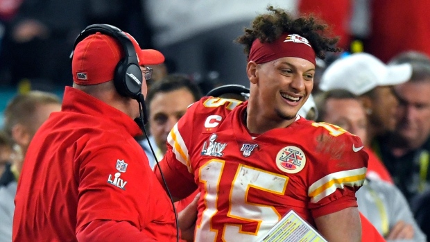 Andy Reid Patrick Mahomes, The Canadian Press Andy Reid Patrick Mahomes