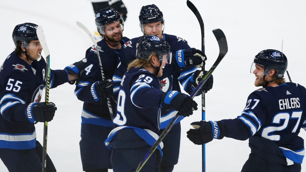 Winnipeg Jets Celebrate, The Canadian Press Winnipeg Jets Celebrate