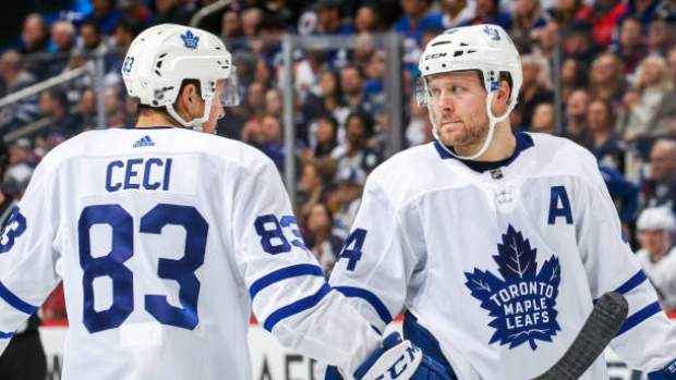 Cody Ceci and Morgan Rielly, Getty Images Cody Ceci and Morgan Rielly