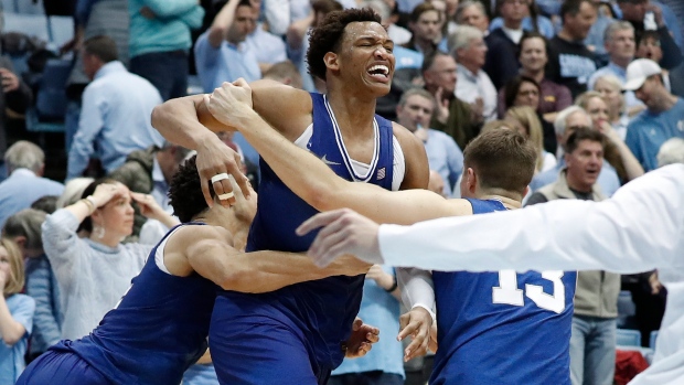 Wendell Moore Jr. Jordan Goldwire Joey Baker , The Canadian Press Wendell Moore Jr. Jordan Goldwire Joey Baker