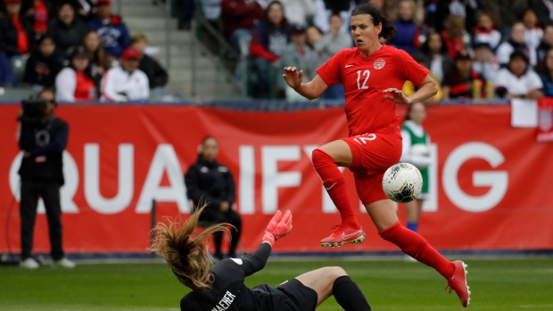 Alyssa Naeher Christine Sinclair, The Canada Press Alyssa Naeher Christine Sinclair