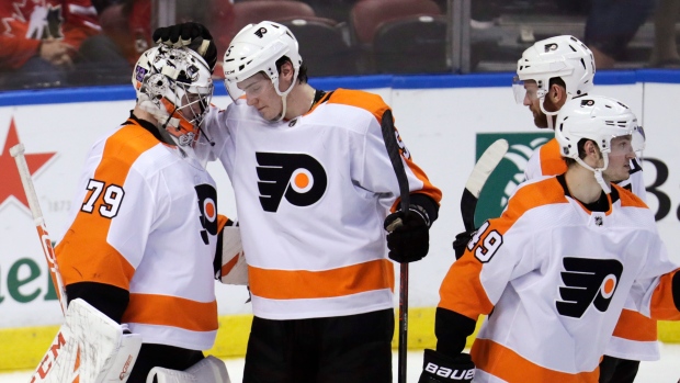 Philadelphia Flyers celebrate