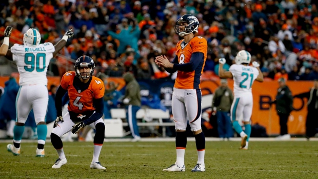 Brandon McManus, The Canadian Press Brandon McManus