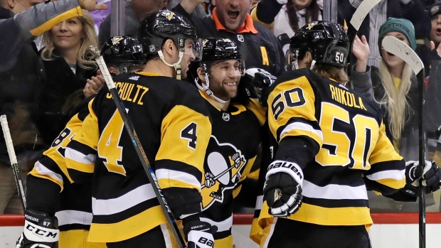 Pittsburgh Penguins celebrate, The Canadian Press Pittsburgh Penguins celebrate