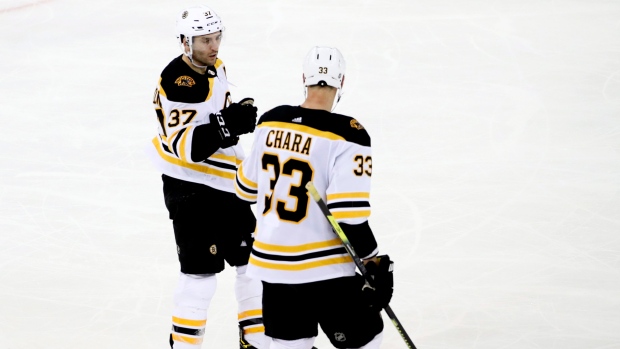 Patrice Bergeron Zdeno Chara