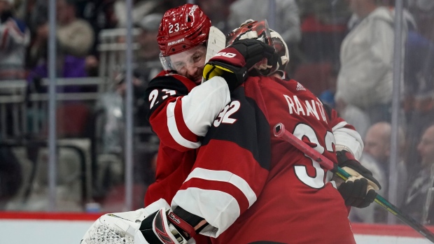 Oliver Ekman-Larsson Antti Raanta, The Canadian Press Oliver Ekman-Larsson Antti Raanta