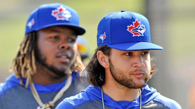 Vladimir Guerrero Jr. Bo Bichette, The Canadian Press Vladimir Guerrero Jr. Bo Bichette