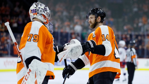 Carter Hart Sean Couturier, The Canadian Press Carter Hart Sean Couturier