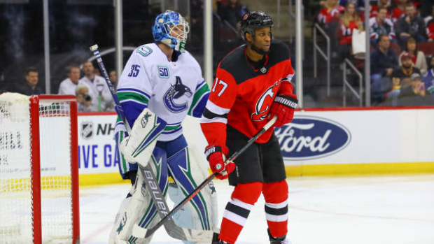 Wayne Simmonds and Thatcher Demko