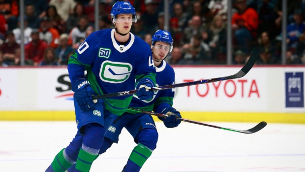 Elias Pettersson Quinn Hughes Canucks 