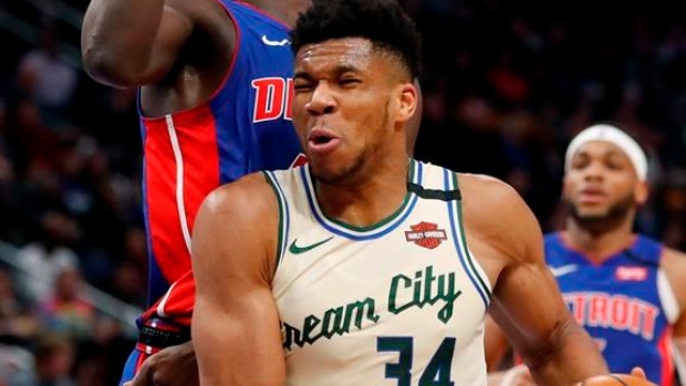 Giannis Antetokounmpo , The Canadian Press Giannis Antetokounmpo
