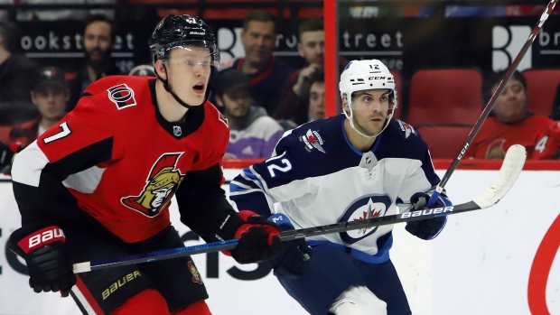Brady Tkachuk Dylan DeMelo, The Canadian Press Brady Tkachuk Dylan DeMelo