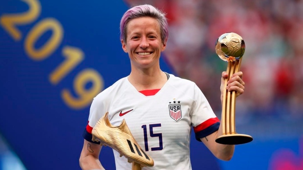 Megan Rapinoe, The Canadian Press Megan Rapinoe