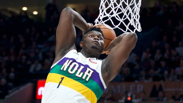 Zion Williamson, The Canadian Press Zion Williamson