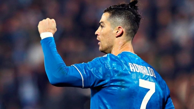 Ronaldo matches record in 1,000th game as Juve beats Spal Article Image 0, The Canadian Press Ronaldo matches record in 1,000th game as Juve beats Spal Article Image 0