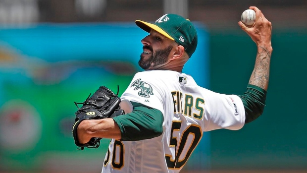 Mike Fiers, The Canadian Press Mike Fiers