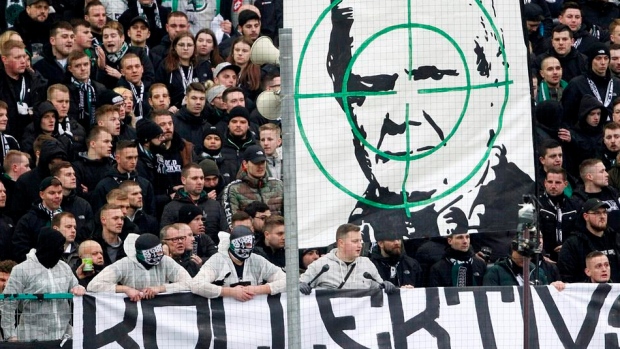 Gladbach supporters praised for condemning hate messages, The Canadian Press Gladbach supporters praised for condemning hate messages