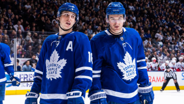 Mitch Marner and Zach Hyman