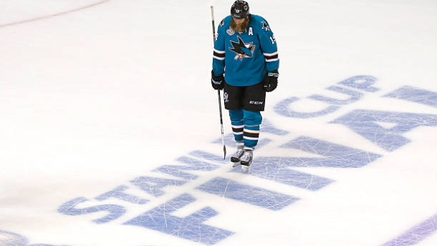 Joe Thornton in 2016 Stanley Cup final, Getty Images Joe Thornton in 2016 Stanley Cup final