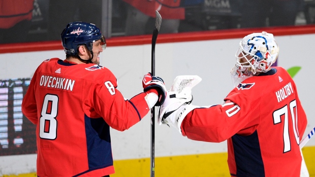 Alex Ovechkin and Braden Holtby, The Canadian Press Alex Ovechkin and Braden Holtby
