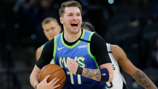 Luka Doncic (77) , The Canadian Press Luka Doncic (77)