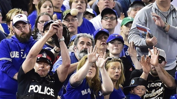 Baseball Blue Jays fans, The Canadian Press Baseball Blue Jays fans