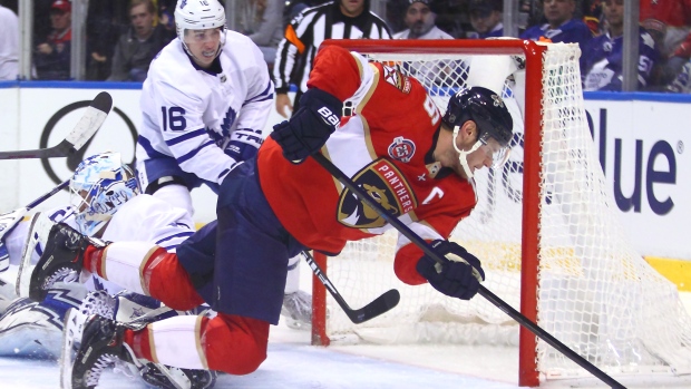 Mitch Marner and Aleksander Barkov