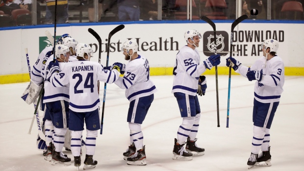 Toronto Maple Leafs celebrate