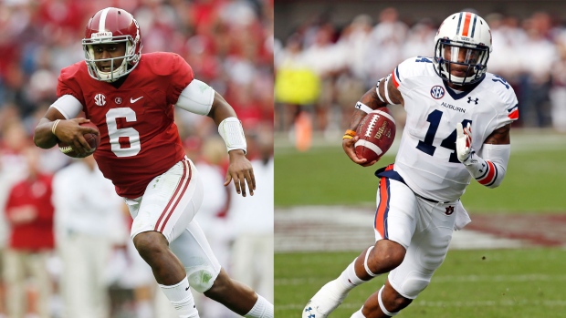 Blake Sims and Nick Marshall, The Canadian Press Blake Sims and Nick Marshall