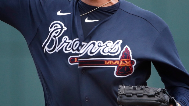 atlanta braves jersey no name