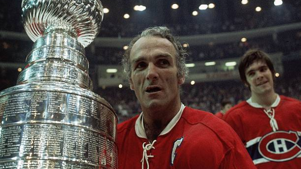 Henri Richard with the Stanley Cup in 1973