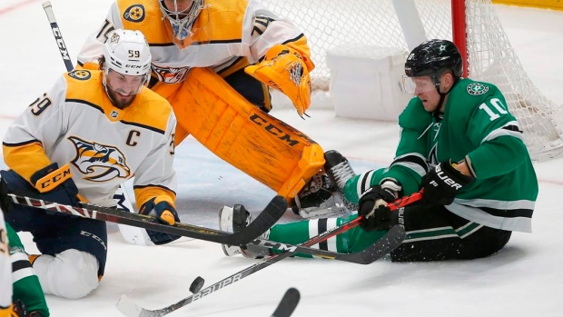 Juuse Saros, Predators shut out Stars for 2nd time in 3 days Article Image 0, The Canadian Press Juuse Saros, Predators shut out Stars for 2nd time in 3 days Article Image 0