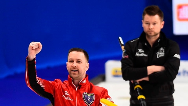 Brad Gushue and Mike McEwen, The Canadian Press Brad Gushue and Mike McEwen