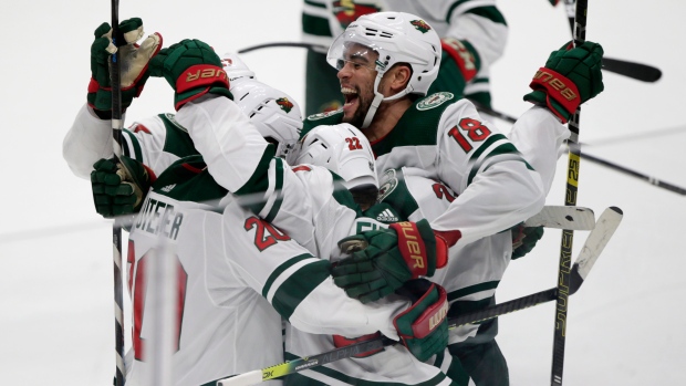 Minnesota Wild Celebrate, The Canadian Press Minnesota Wild Celebrate