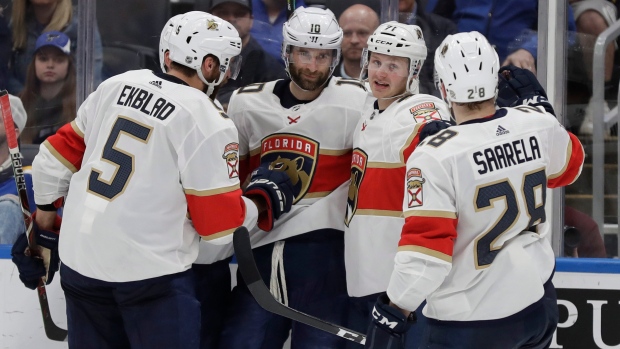 Brett Connolly, Panthers celebrate