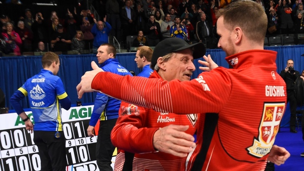 Brad Gushue and Jules Owchar, The Canadian Press Brad Gushue and Jules Owchar
