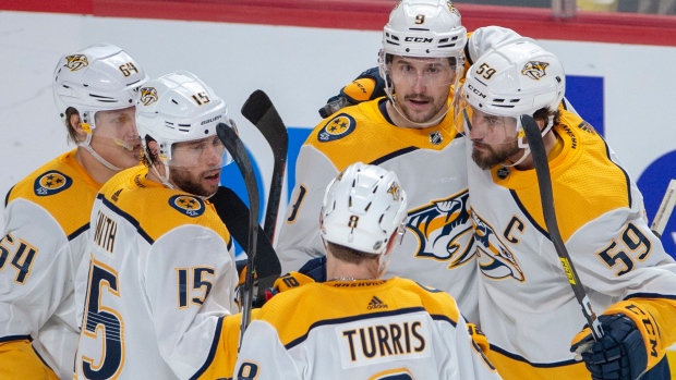 Filip Forsberg, Predators celebrate