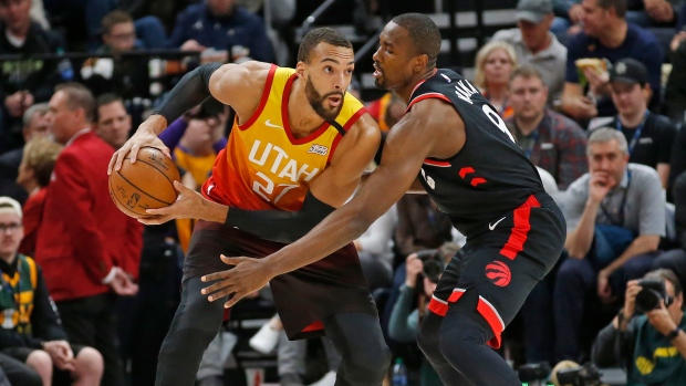 Serge Ibaka and Rudy Gobert