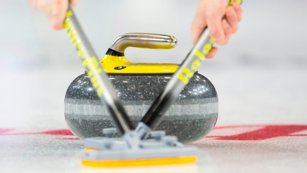 Curling rock