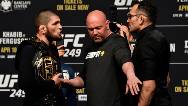 Khabib Nurmagomedov Tony Ferguson, Jeff Bottari/Zuffa LLC Khabib Nurmagomedov Tony Ferguson