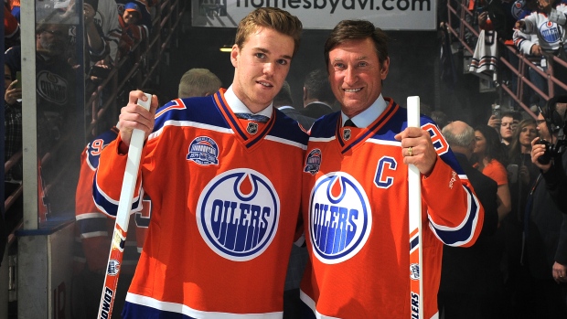 Connor McDavid and Wayne Gretzky, Getty Images Connor McDavid and Wayne Gretzky