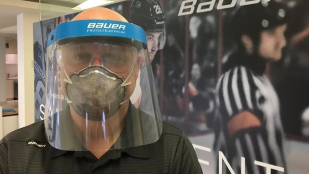 Bauer medical visor , The Canadian Press Bauer medical visor