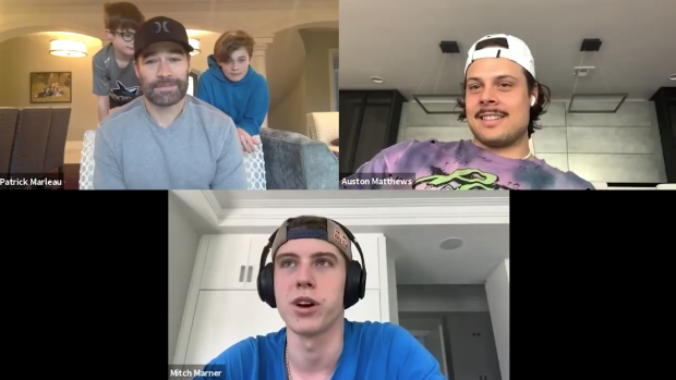 Auston Matthews Mitch Marner Patrick Marleau Auston Matthews Mitch Marner Patrick Marleau