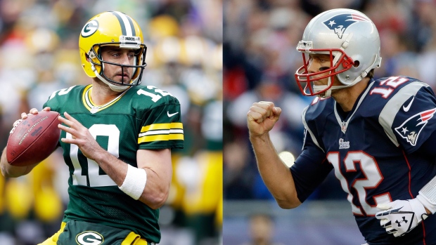 Aaron Rodgers and Tom Brady, The Canadian Press Aaron Rodgers and Tom Brady