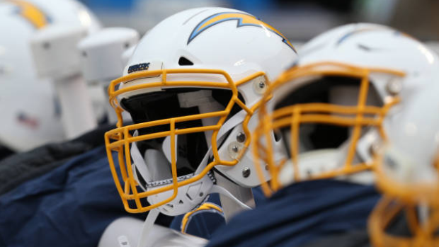 Los Angeles Chargers helmet 