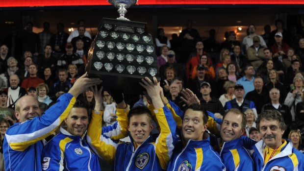 Kevin Martin, John Morris, Marc Kennedy, Ben Hebert, Curling Canada Kevin Martin, John Morris, Marc Kennedy, Ben Hebert
