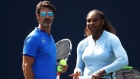 Serena Williams and Patrick Mouratoglou