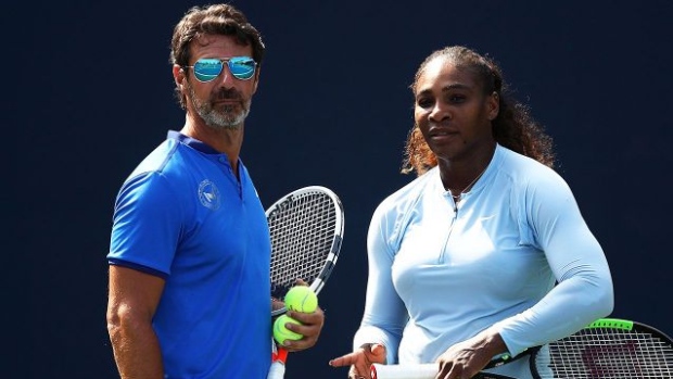 Serena Williams and Patrick Mouratoglou
