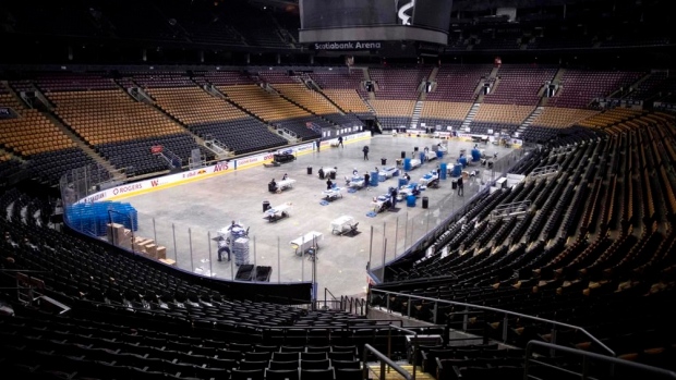 Scotiabank Arena , The Canadian Press Scotiabank Arena