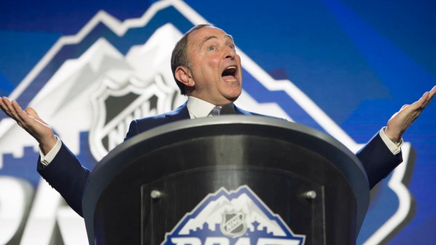 Gary Bettman NHL Draft